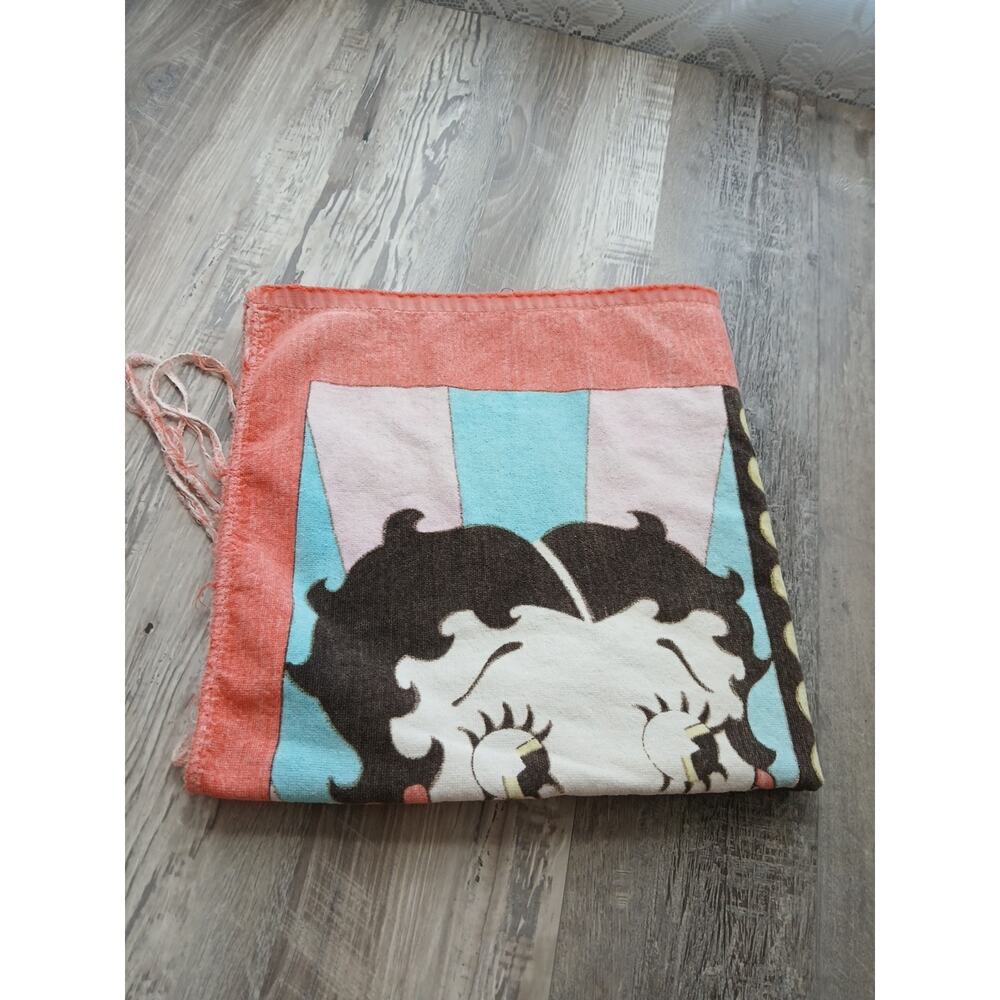 Vintage 1991 Betty Boop Towel KFS Fleischer Studio Jay Franco Taiwan 100% Cotton - Picture 15 of 16